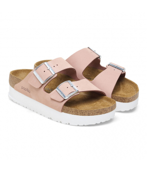 Arizona Platform Suede Soft Pink